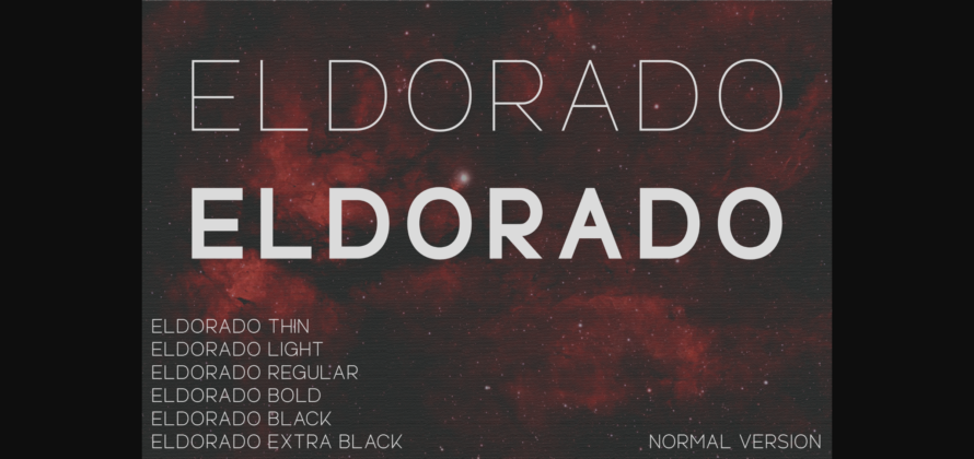Eldorado Font Poster 3