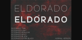 Eldorado Font Poster 1