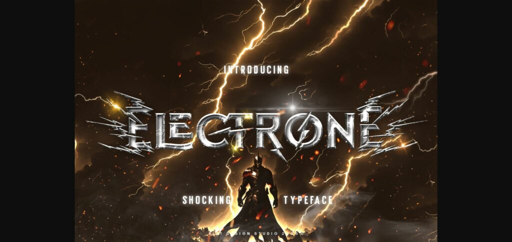 Electrone Font Poster 3