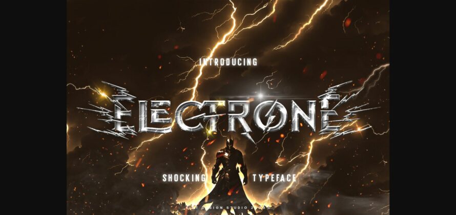 Electrone Font Poster 3