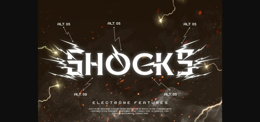 Electrone Font Poster 11