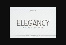 Elegancy Font Poster 1