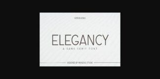 Elegancy Font Poster 1