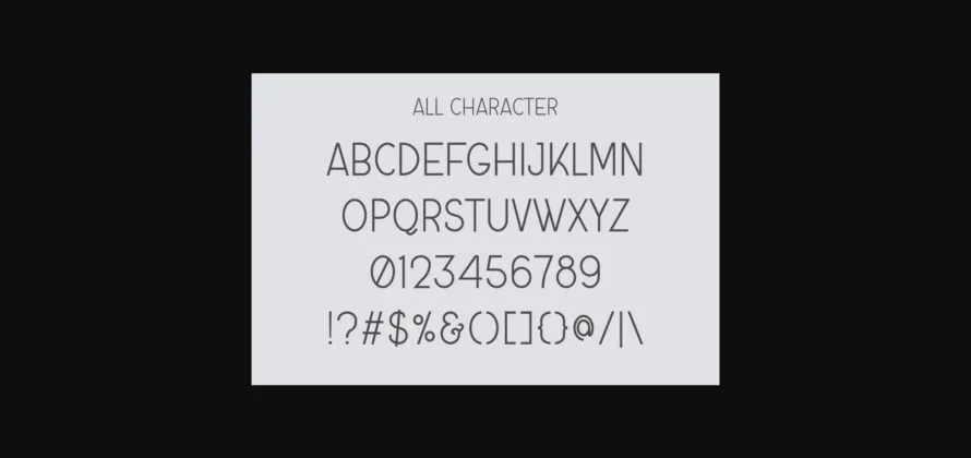 Elegancy Font Poster 8