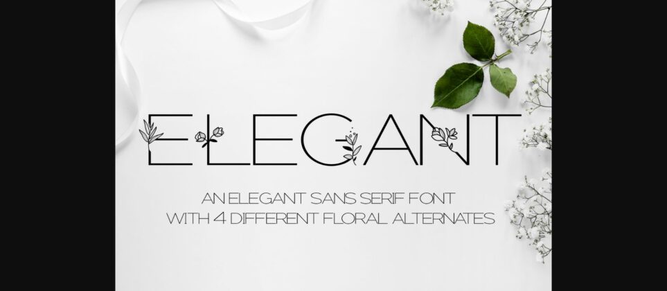 Elegant Font Poster 1