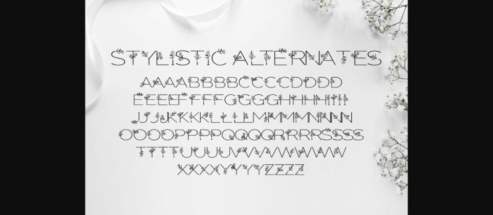 Elegant Font Poster 5