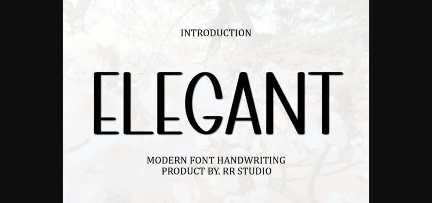 Elegant Font Poster 3