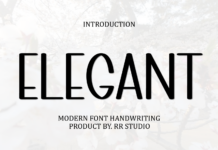 Elegant Font Poster 1