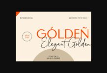 Elegant Golden - Duo Font Poster 1