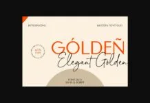 Elegant Golden – Duo Font Elegant Golden - Duo Font Poster 1
