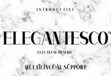 Elegantesco Fonts