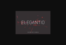 Elegantio Font Poster 1