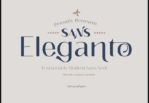 Eleganto Font Poster 1