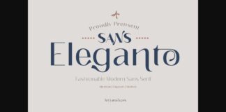 Eleganto Font Poster 1