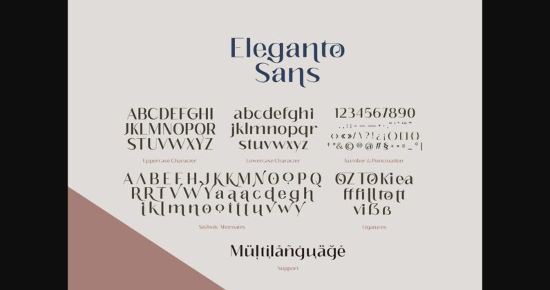 Eleganto Font Poster 11