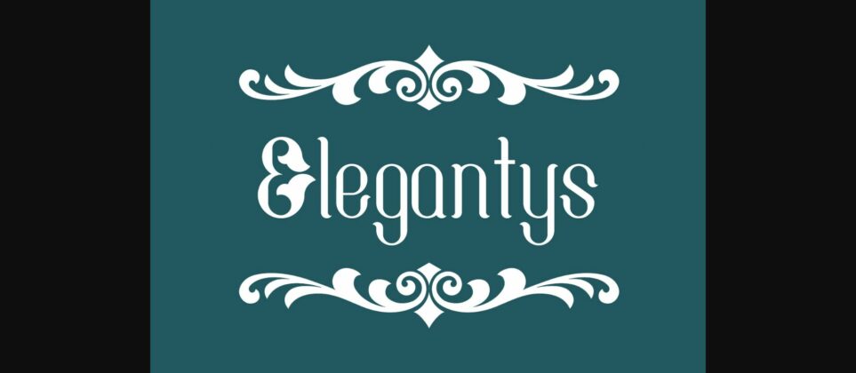 Elegantys Font Poster 1