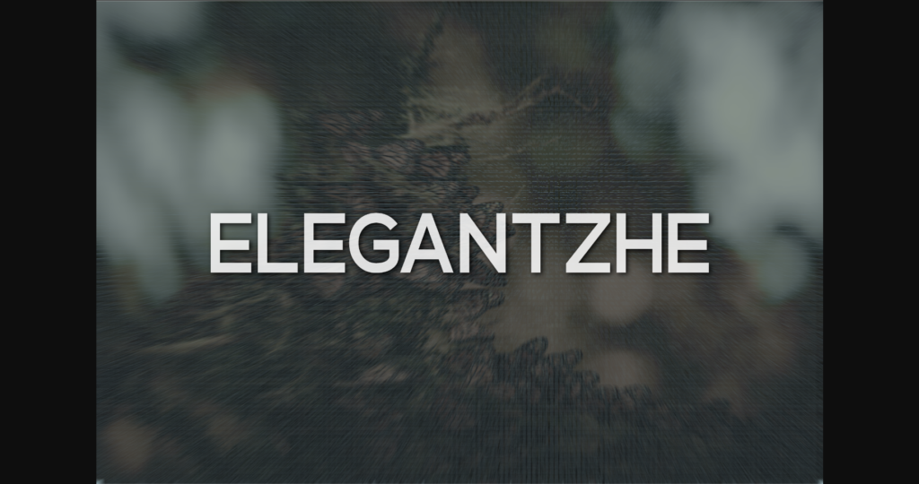 Elegantzhe Font Poster 3