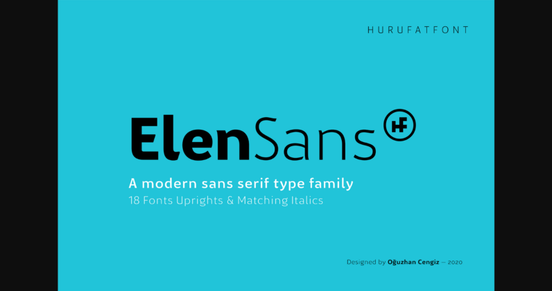 Elen Sans Font Poster 3