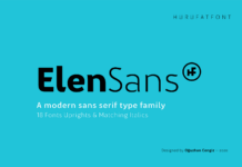 Elen Sans Font Poster 1
