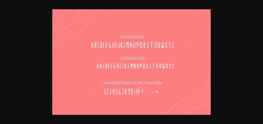 Elephant Cutie Font Poster 5