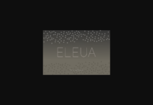 Eleua Thin Font Eleua Thin Font Poster 1