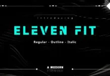Eleven Fit Font Eleven Fit Font Poster 1