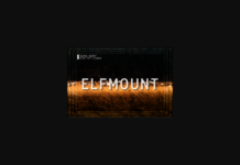 Elfmount Font Poster 1