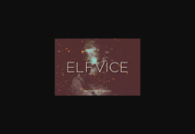 Elfvice Font Poster 1