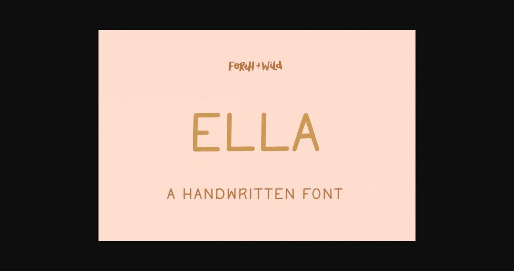 Elle Font Poster 3