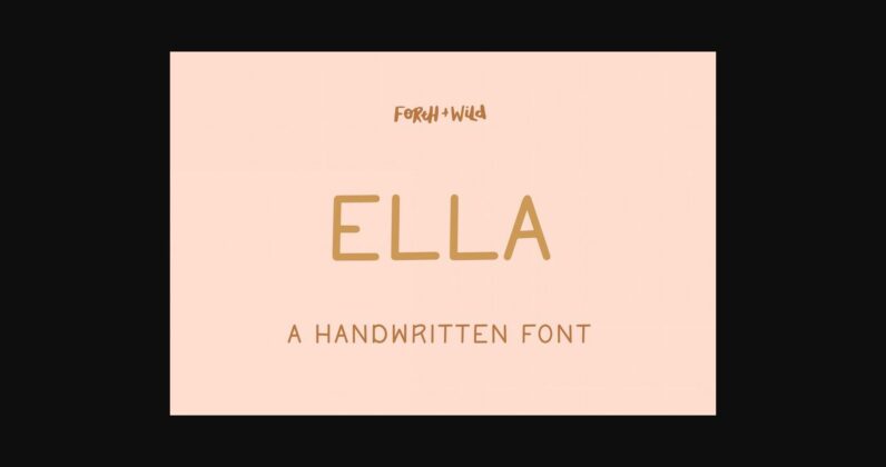 Elle Font Poster 3