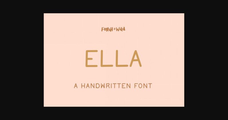 Elle Font Poster 3