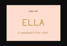 Elle Font Poster 1