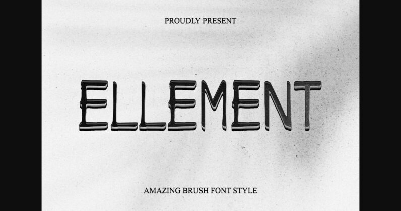 Ellement Font Poster 4