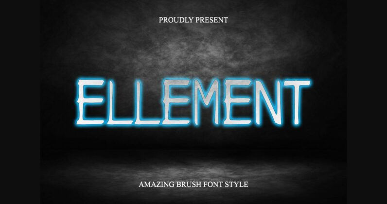 Ellement Font Poster 3