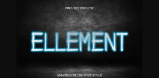 Ellement Font Poster 1