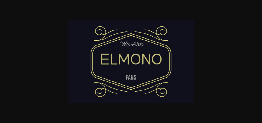 Elmono Font Poster 3