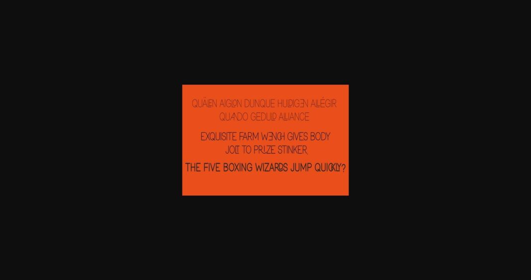 Elmono Pro Font Poster 4