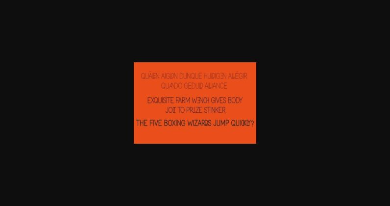 Elmono Pro Font Poster 4