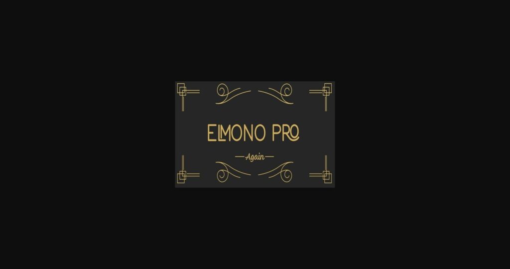 Elmono Pro Font Poster 3