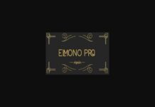 Elmono Pro Font Poster 1