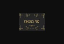 Elmono Pro Font Poster 1