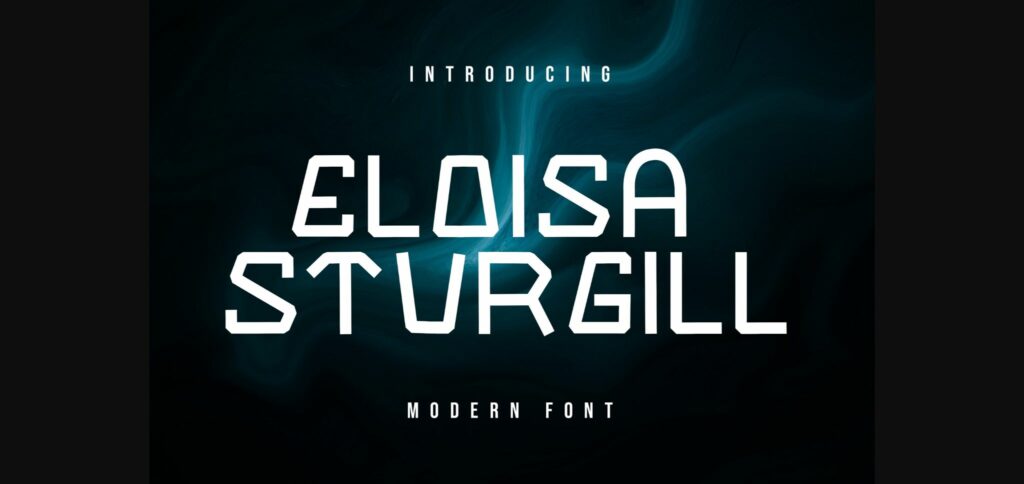 Eloisa Sturgill Font Poster 1