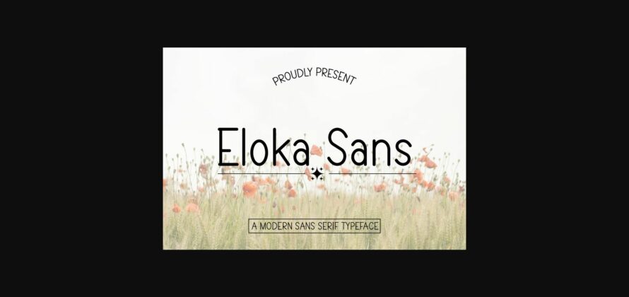 Eloka Sans Font Poster 3