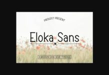 Eloka Sans Font Poster 1