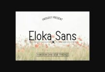 Eloka Sans Font Poster 1