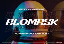 Elomesk Font Poster 1