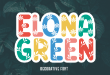 Elona Green Font Poster 1