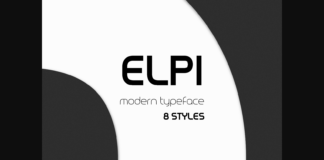 Elpi Font Poster 1