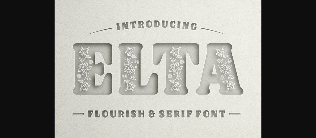 Elta Font Poster 3