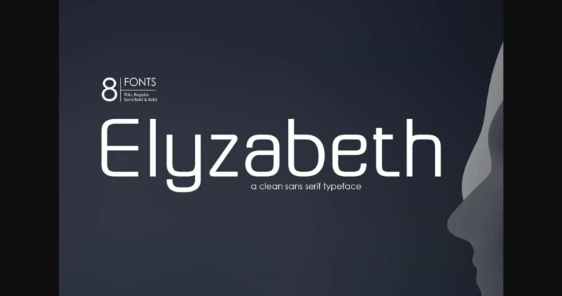 Elyzabeth Font Poster 3